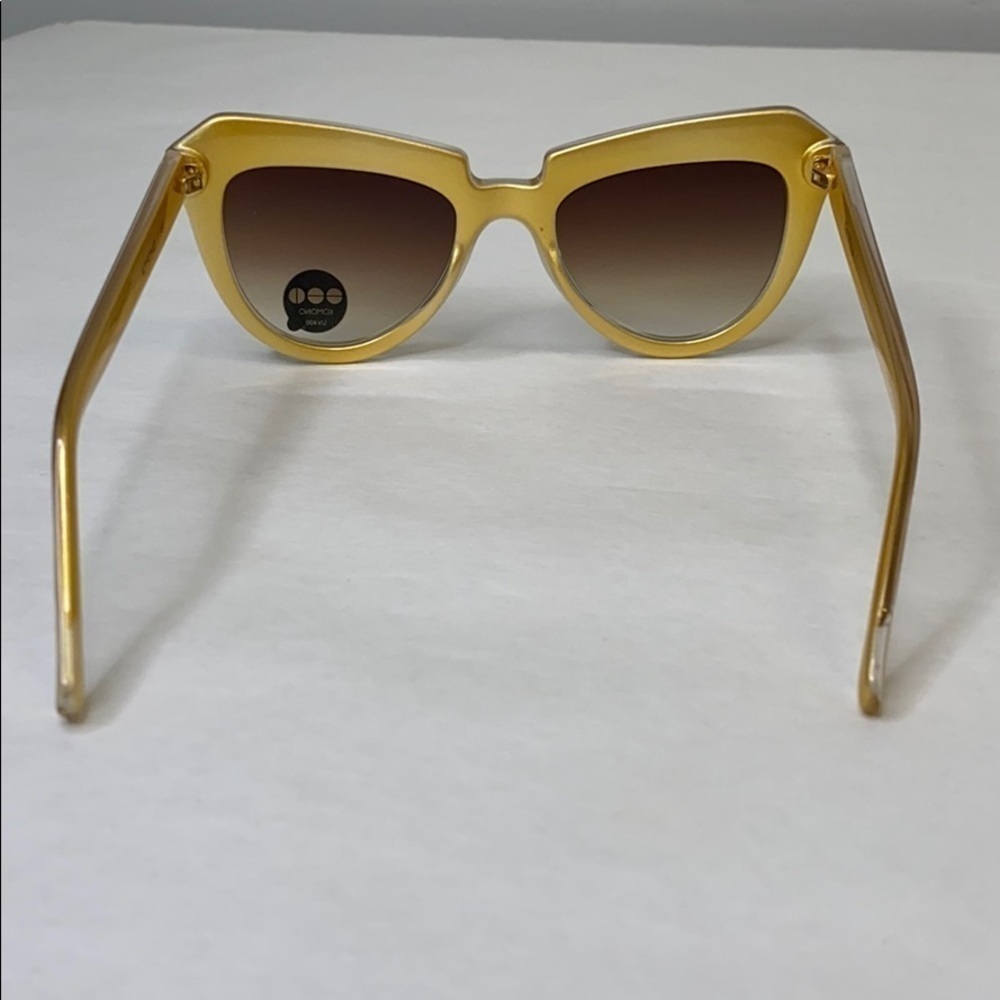 KOMONO sunglasses Stella Gold NEW cat eye - Picture 7 of 13